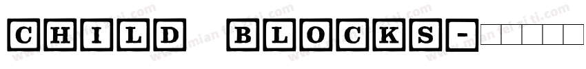 child blocks字体转换